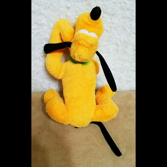 Vintage Disney Parks Authentic Plush Pluto Toy Dog - Picture 7 of 11